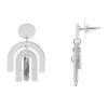 Sonoma Goods For Life® Silver Tone Hammered Post With U Shaped Casting Drop Earrings -Sonoma Goods For Life Women 5912962