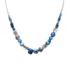 Sonoma Goods For Life® Silver Tone Chain And Blue Beaded Frontal Necklace -Sonoma Goods For Life Women 5912981