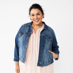 Plus Size Sonoma Goods For Life® Premium Denim Jacket