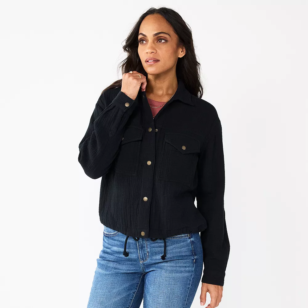 Women's Sonoma Goods For Life® Cropped Utility Jacket