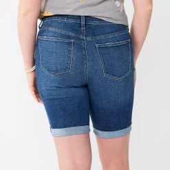 Women's Sonoma Goods For Life® Denim Bermuda Shorts -Sonoma Goods For Life Women 5927084 ALT