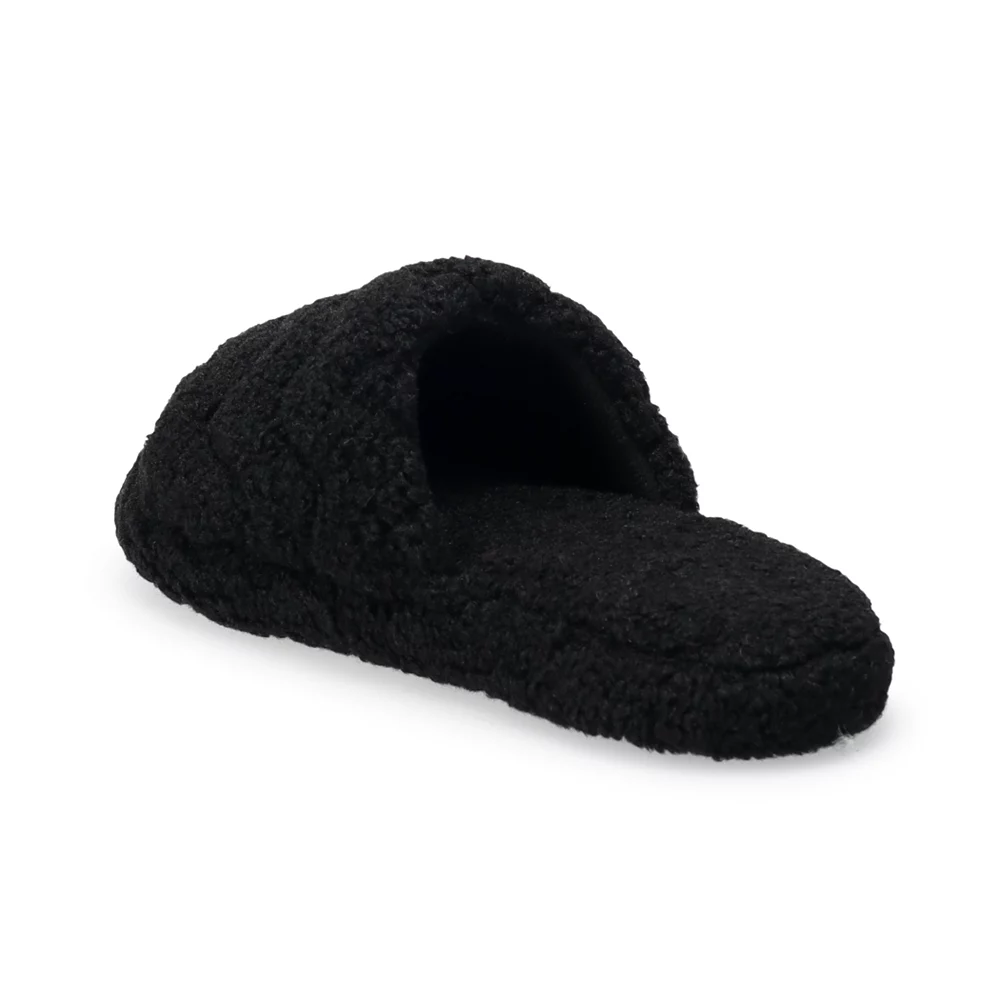 Women's Sonoma Goods For Life® Plush Sherpa Slide Slippers 5 Women's Sonoma Goods For Life® Plush Sherpa Slide Slippers - Image 3