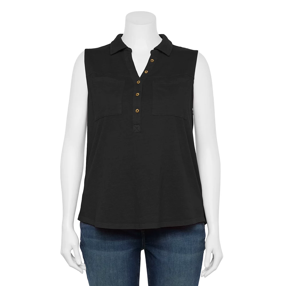 Plus Size Sonoma Goods For Life® Utility Tank 3 Plus Size Sonoma Goods For Life® Utility Tank