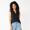 Women's Sonoma Goods For Life® Utility Tank -Sonoma Goods For Life Women 5959997 Black