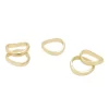 Sonoma Goods For Life® Gold Tone 5-Piece Twisted Rings Set