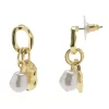 Sonoma Goods For Life® Gold Tone Hammered & Simulated Pearl Drop Earrings -Sonoma Goods For Life Women 6067927