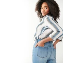 Women's Sonoma Goods For Life® Curvy High-Waisted Skinny Jeans -Sonoma Goods For Life Women 6120421 ALT6