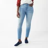 Women's Sonoma Goods For Life® Curvy High-Waisted Skinny Jeans